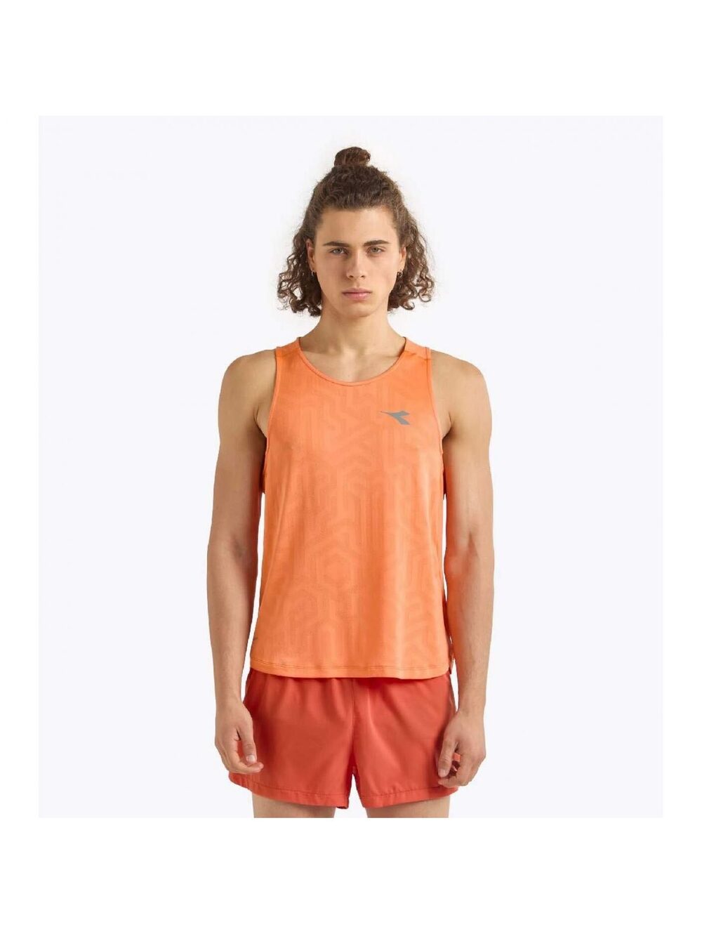 NWT New DIADORA TANK SUPER LIGHT RUNNING ORANGE - Medium